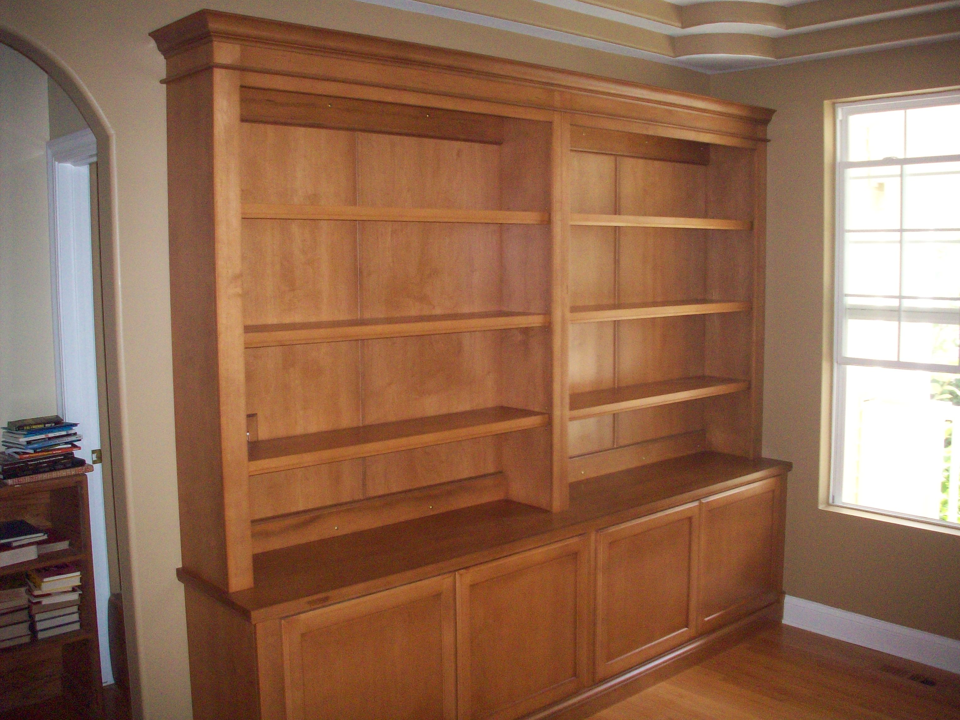Bookcase with Cabinet Base
